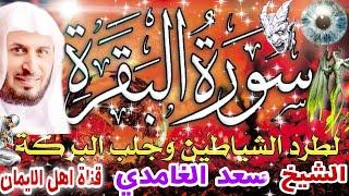 سورة البقرة كاملة مكررة لطرد الشياطين والجن والحسد والعين السحر الشيخ صوت سعد الغامدي surat albaqara