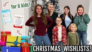 WHAT MY 6 KiDS WANT FOR CHRiSTMAS! *this is going to be expensive*