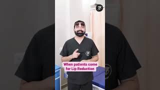 Lip reduction or Jaw surgery | #lips #lipreduction #lipsurgery #jaw #jawsurgery #shorts #ytshorts