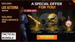 Golden LUX Aeterna get to Tactical Bundle | Modern Combat 5 - Harber theGamer