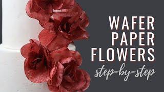 A Beginner's Guide to Making Wafer Paper Flowers | Cake Decorating Tutorial | Florea Cakes