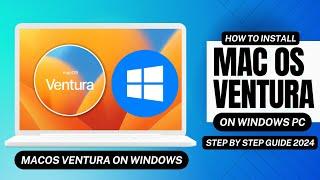 How to Install macOS Ventura on any PC - Opencore Hackintosh Guide 2024