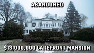 Abandoned 13 Million Dollar Lake Front Mansion in Illinois!