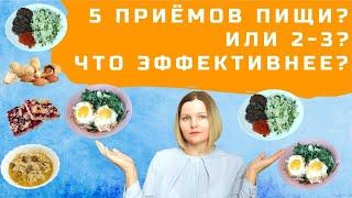 Сколько раз в день есть, чтобы похудеть?