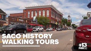 Explore Saco's past with a historical walking tour on December 14