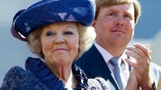 Queen Beatrix announces she will step down from the throne.
