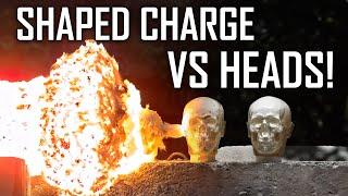 Shaped Charges vs Ballistic Heads! - Ballistic High-Speed