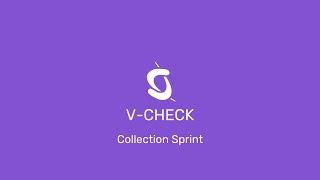 How to create collection sprint through V-CHECK platform