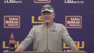 LSU Brian Kelly talks Prep for Mississippi State