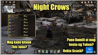 Night Crows | Mag kano kitaan? | Diamond Farming, June Token Price Update ( Tagalog )