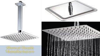 China Shower Head Factory | LINLI Shower Heads Manufacturer | Square Top Spray Water Test