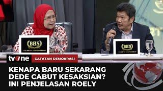 Roely Panggabean: Dede Siap Jadi Tumbal Gantikan 7 Terpidana Kasus Vina | Catatan Demokrasi tvOne