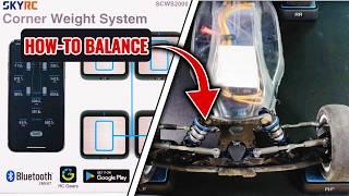 RC Car Setup: Symmetry and Balance with SKYRC Corner Weight Scales