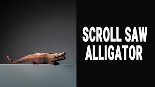 Scroll saw compound cut. Make an alligator with scroll saw or band saw. Easy woodworking project