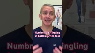 Numbness & Tingling in bottom of foot #nerve #spine #numbness #sciatica #tingling #feet #pt #health