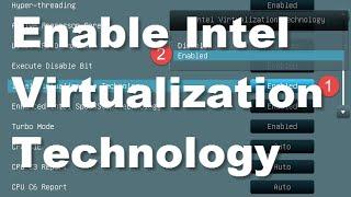 Asus Motherboard: How to Turn On Intel Virtualization Technology