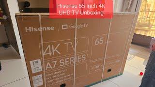 Hisense Tornado 3.0 4K UHD TV - 65 Inch Unboxing (Flipkart Open box verification)