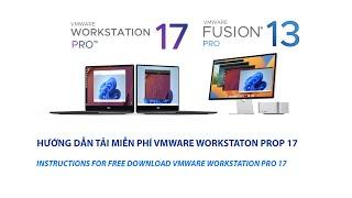 Instructions for downloading vmware workstation pro for free from vmware homepage