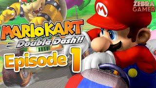 Mario Kart Double Dash!! Gameplay Walkthrough Part 1 - Mario & Luigi! 50cc Mushroom Cup!