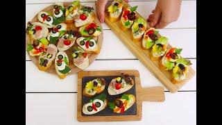 Canapes: How To Make 4 Fast & Easy Homemade Canapes | Simple & Easy Recipe