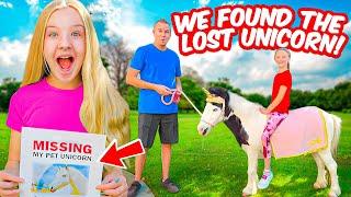 We Find a Lost Unicorn in Our Neighborhood!!