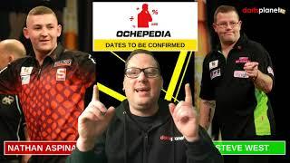 NATHAN ASPINALL, STEVE WEST & OCHEPEDIA'S CHRISTOPHER KEMPF ALL TO FEATURE ON DARTS PLANET TV