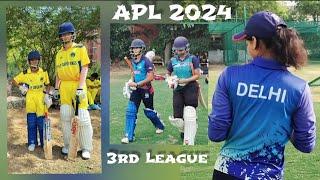 Super Kings vs Delhi Girls XI  Third League Match APL 2024 #shayanjamal #cricket #dailyvlog