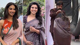 Meenakshi Chaudhary & Aishwarya Rajesh Visuals @ Unstoppable With NBK Season 4 Set