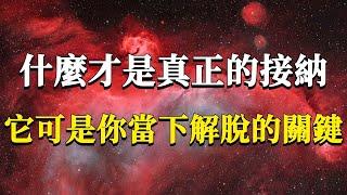 99%的人都錯解了接納，它可不是讓你強迫自己接受不喜歡的東西或者直接放縱擺爛！這樣只會讓你更加痛苦！#能量#業力 #宇宙 #精神 #提升 #靈魂 #財富 #認知覺醒 #修行