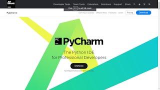 How to Install PyCharm Community on a Windows Computer