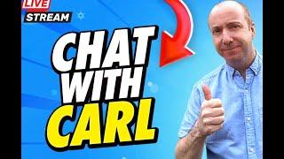 Blogging Live Stream with Carl Broadbent