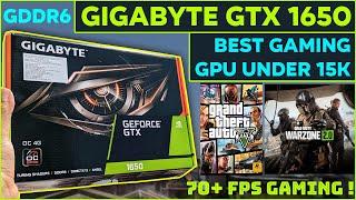 Gigabyte GTX 1650 4GB Graphic Card I GTA5 & COD Warzone Test I 3D Score ! | Best GPU Under 15K ? 