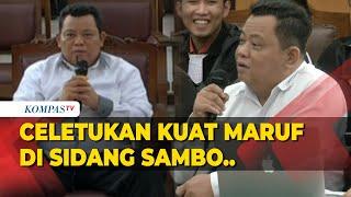 Celetukan Kuat Maruf Bikin Tertawa Hakim dan Pengunjung Sidang Sambo