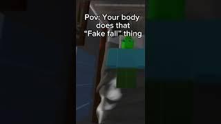 Fake Fall #shorts #meme #roblox