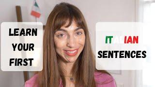 Italian Lesson: Learn Your First Sentences in Italian [ITA ]