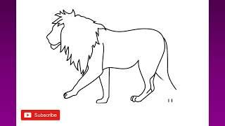 #drawing #lion #howtodraw  how to draw lion