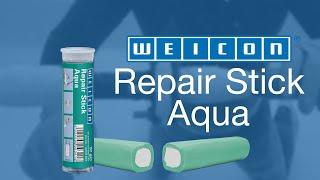 Underwater repair of a pipe joint | WEICON Repair Stick Aqua | Repair putty