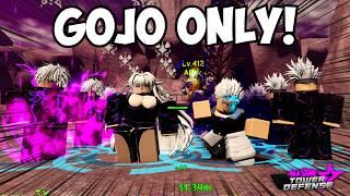 Gojo Only Vs. Infinite Mode (INSANELY OP) | ASTD Challenge