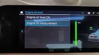 2021 BMW M340I OIL LEVEL CHECK