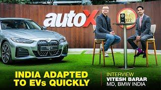 India adapted to EVs quickly – Vitesh Barar, Marketing Director, BMW India | Best of 2022 | autoX