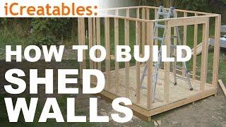 How To Build A Shed - Part 5 - Wall Framing