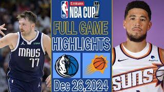 Dallas Mavericks VS Phoenix Suns Full Game Highlights Dec 26,2024 | NBA Highlights Today