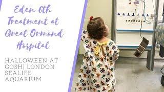 EDEN'S GREAT ORMOND STREET HOSPITAL VISIT || HALLOWEEN AT GOSH | LONDON SEALIFE