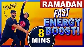 8-MINUTE Ramadan Energy-Boosting Workout! ️ (no equipment, full-body, stop feeling tired!)