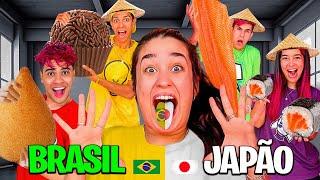 COMIDA BRASILEIRA VS JAPONESA *doces extremos