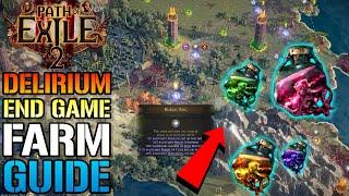 Path Of Exile 2: "Delirium" End Game Guide! How To FARM Distilled Emotions & Boost Your Gear