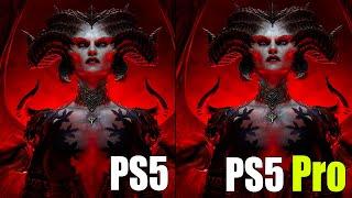 Diablo IV PS5 vs. PS5 Pro Comparison | Graphics, Resolution and FPS Test