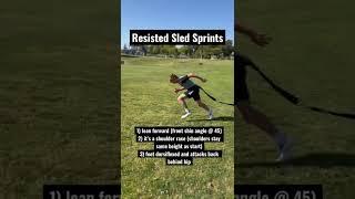 How to do a sled sprint