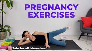 Pregnancy Exercises First Trimester (safe for all trimesters)