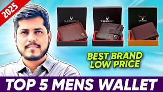 Top 5 Best Men Wallet In India 2025 | Leather Wallet Under 500 | Men's Leather Wallet Review